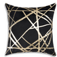 Rico Black & Gold Euro Sham