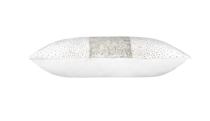 Crystal Ivory Hand Beaded Pillow