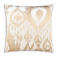 Astor Ivory Gold Velvet Pillow