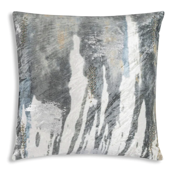 Islay Blue Foiling Pillow