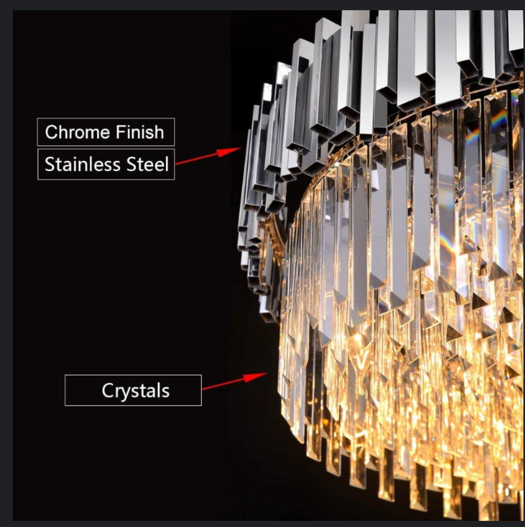 Dante III Round Modern Chandelier