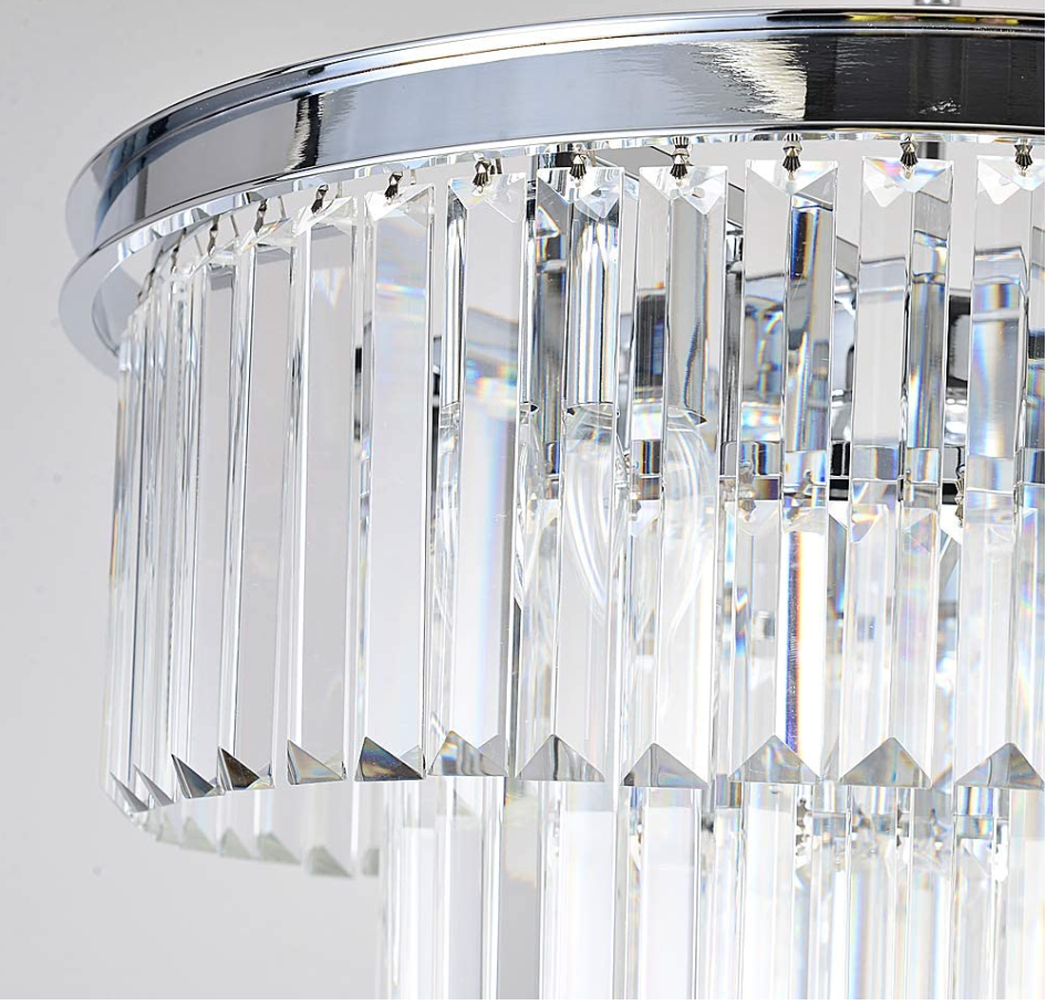 Aria I Round Crystal Chandelier