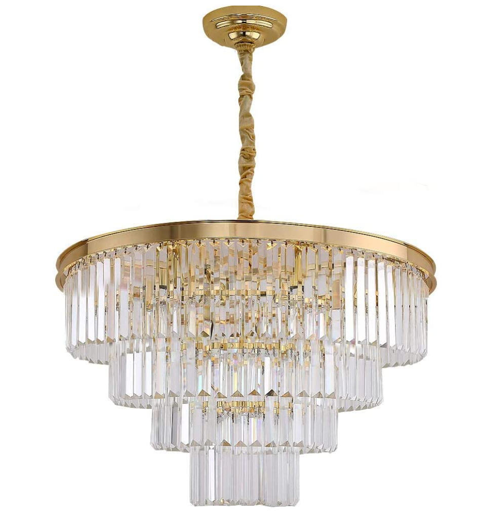 Aria I Round Crystal Chandelier