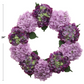 Large Purple and Lavender Hydrangea Wreath, all season