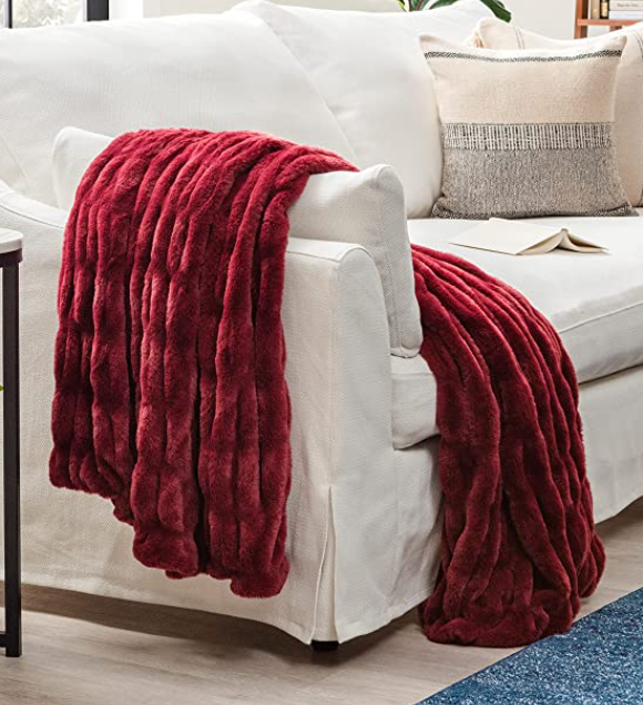 Chantal Faux Fur Luxury Throw Blanket