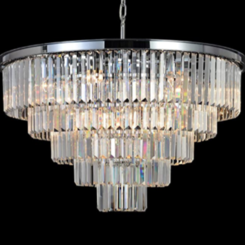 Aria I Round Crystal Chandelier