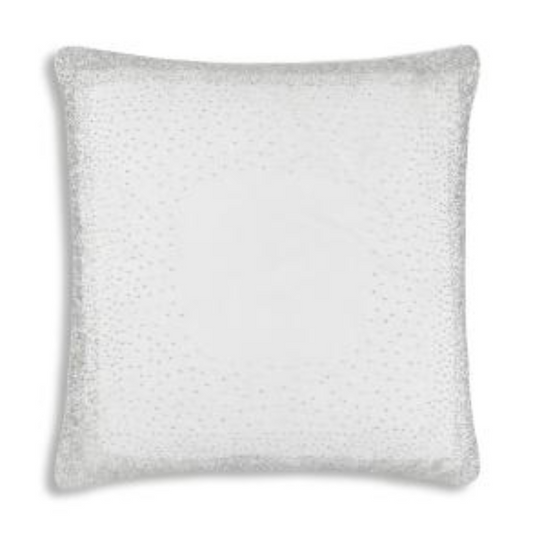 Sintra Ivory Beaded Pillow