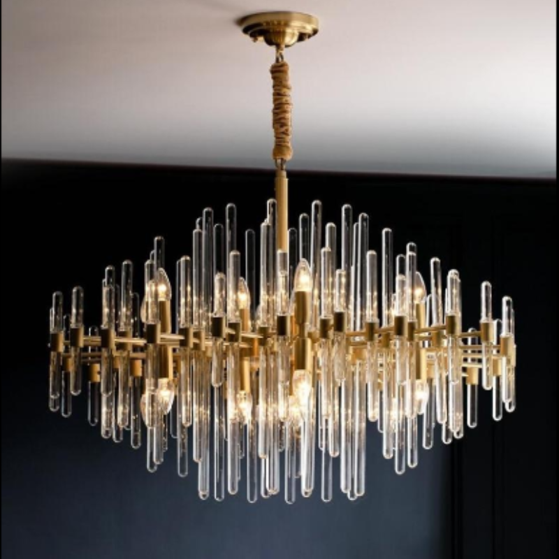 Azure Modern Contemporary Crystal Chandelier