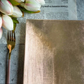 Brette Square Modern Charger Plate, Set of 6
