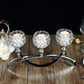Totally Glam Beaded Crystal Candle Holder