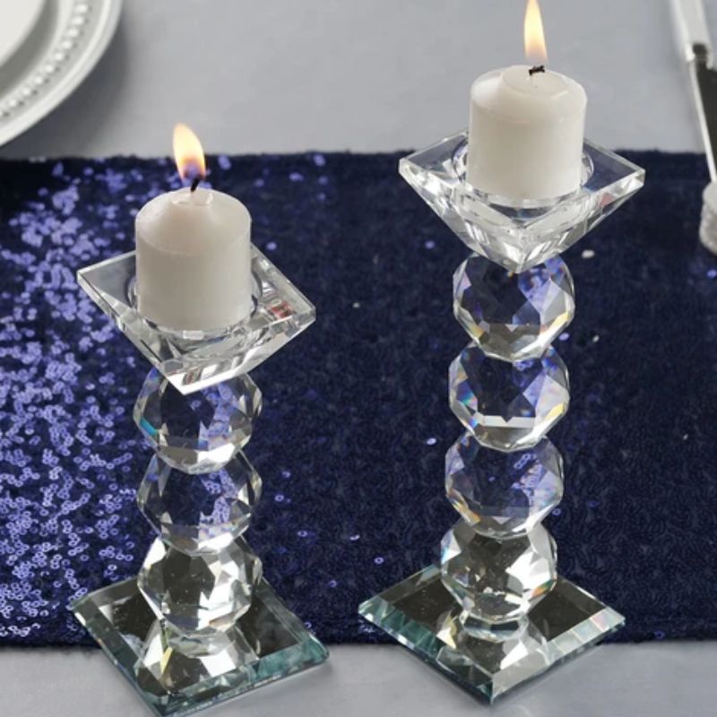 Gemcut Glass Votive Candle Holder