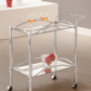 Caitlin Silver Serving Cart