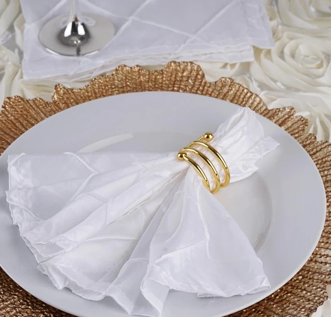 Adrianne Pintuck Napkins, Set of 5