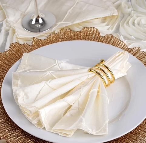 Adrianne Pintuck Napkins, Set of 5