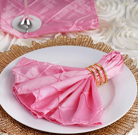 Adrianne Pintuck Napkins, Set of 5