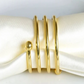 Alison Spiral Napkin Rings, Set of 4