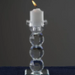Gemcut Glass Votive Candle Holder