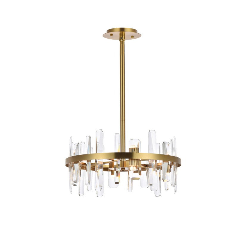 Serena III Crystal Round Pendant
