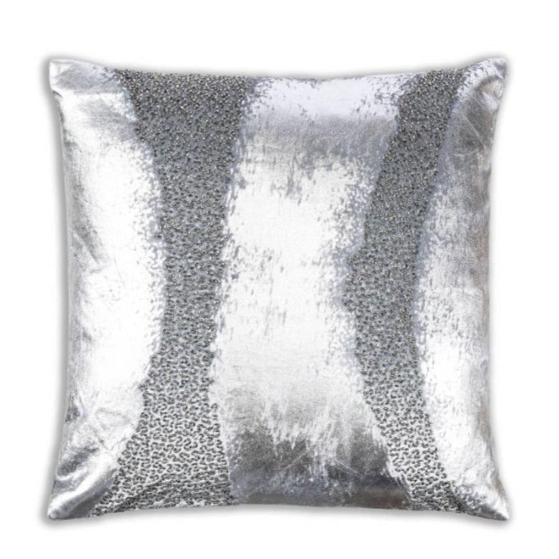 Ruza Aqua & Silver Pillow