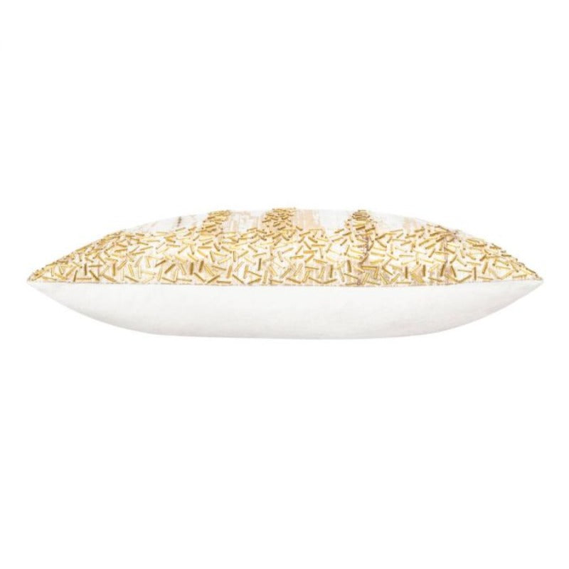 Lahana Ivory Stone Rectangular Pillow