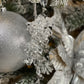 Clear Crystal Beaded Ornaments, 8 inch, Set of 5