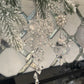 Clear Crystal Beaded Ornaments, 8 inch, Set of 5