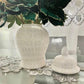 Totally Glam Aura Ginger Jar White Vase for flowers