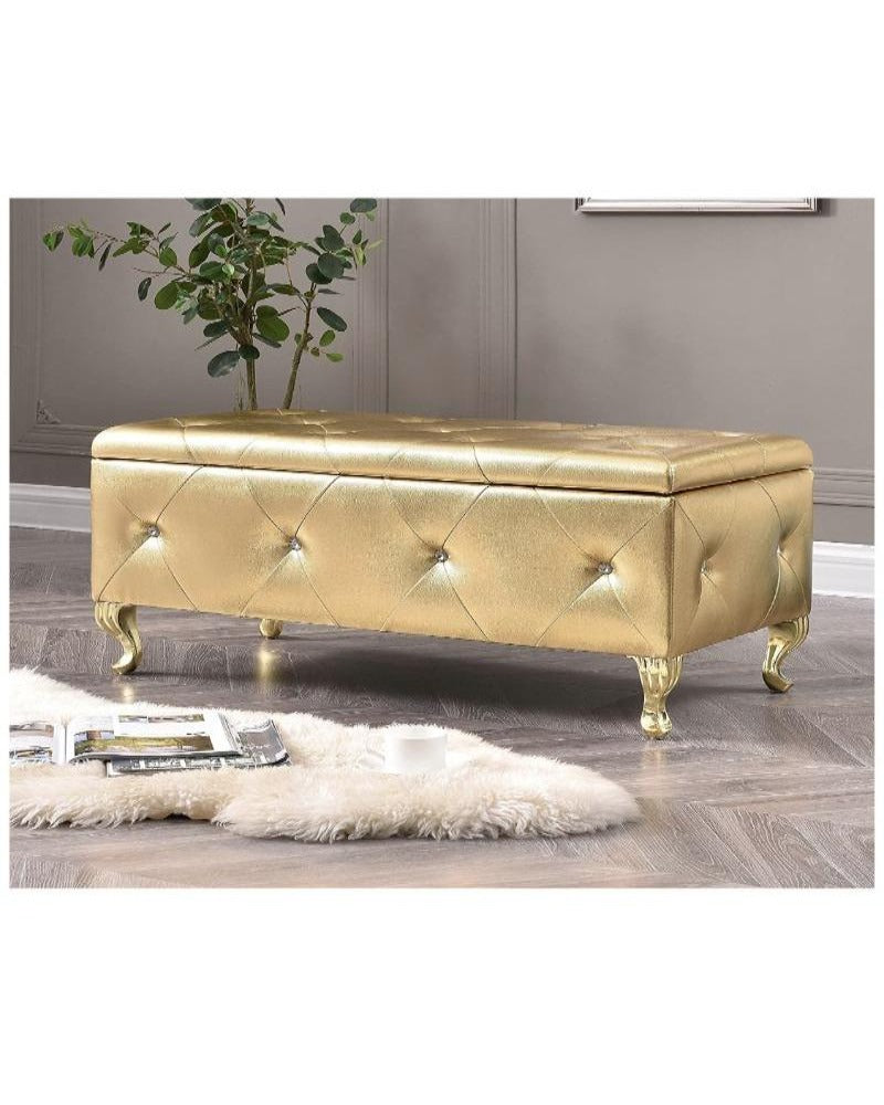 Florence Glam Tufted Storage Bench