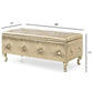 Florence Glam Tufted Storage Bench