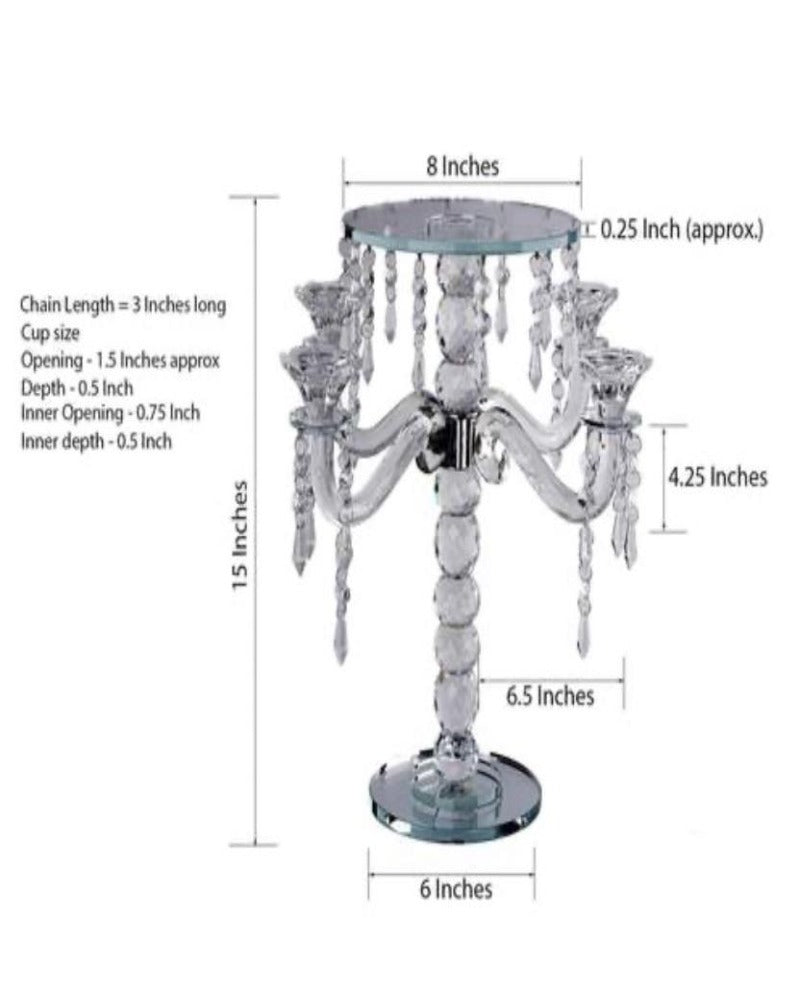 Camille Crystal Candelabra