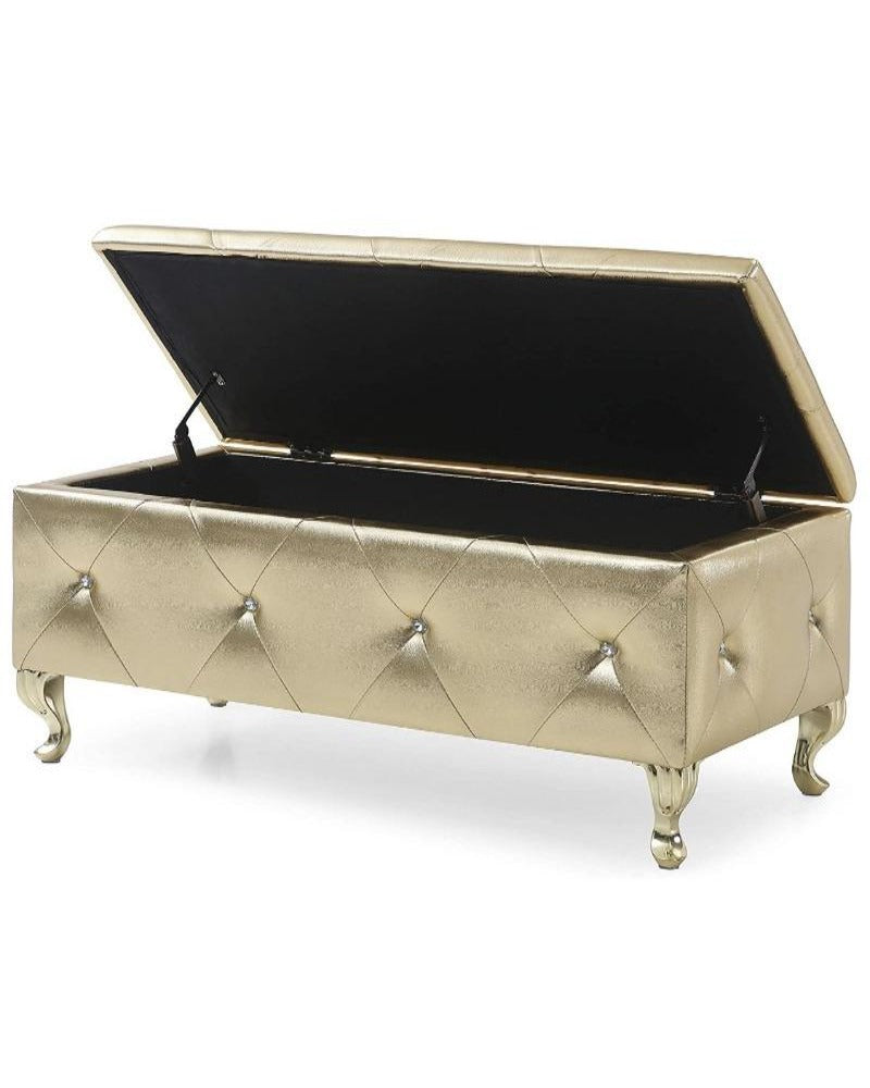 Florence Glam Tufted Storage Bench