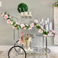 Isabella Silver Serving Bar Cart