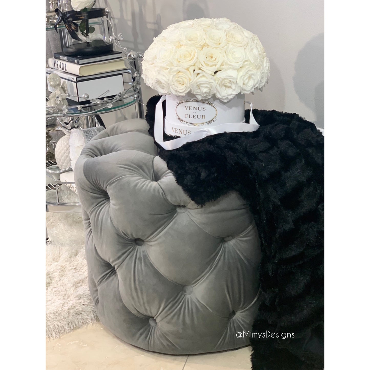 Charlotte Luxury Fur Throw Blanket