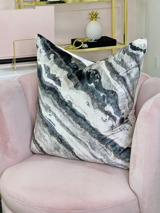 Onyx Distressed Pillow