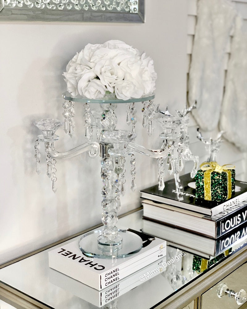 Camille Crystal Candelabra