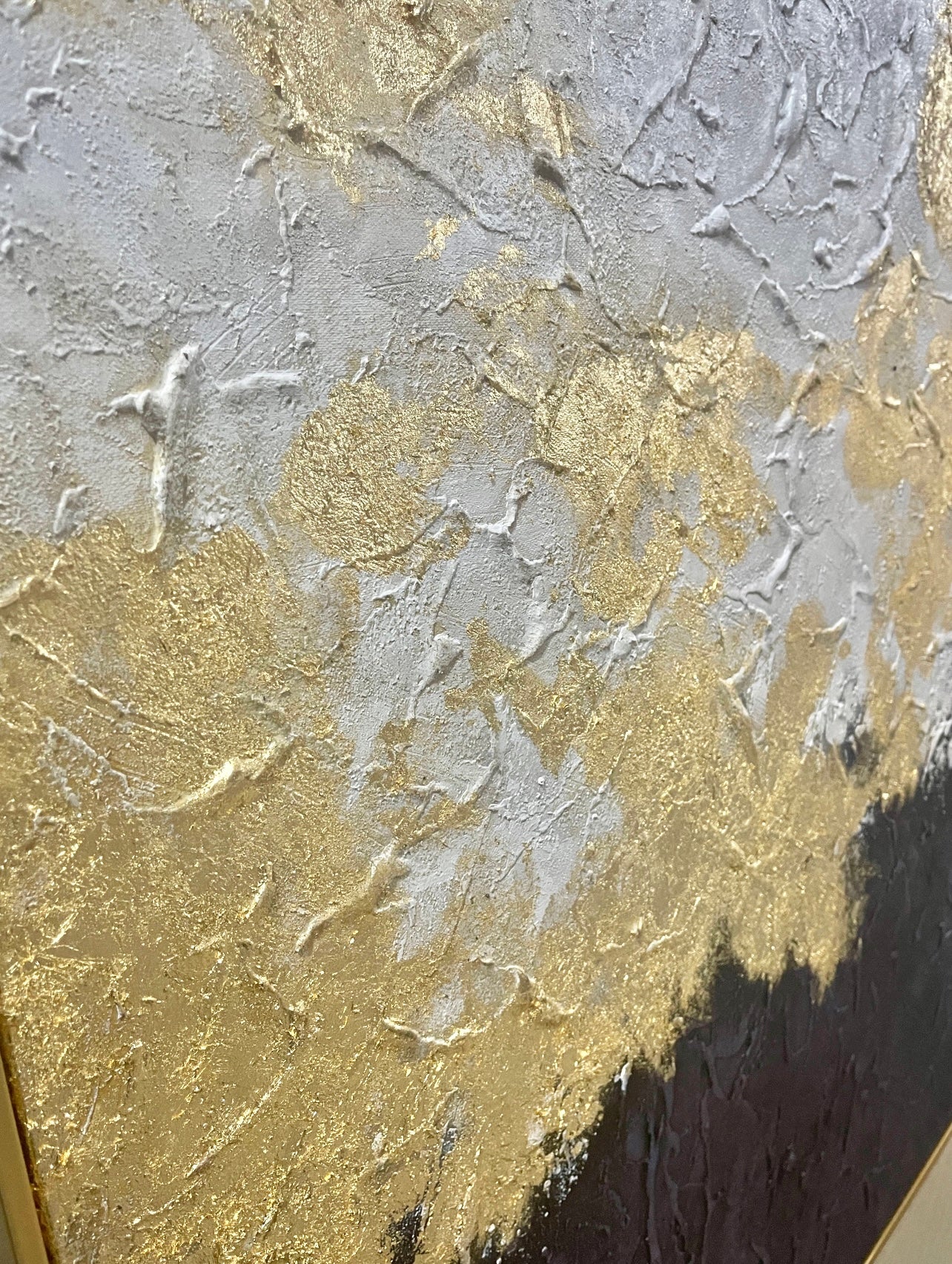 Briella Black & Gold Abstract Wall Art