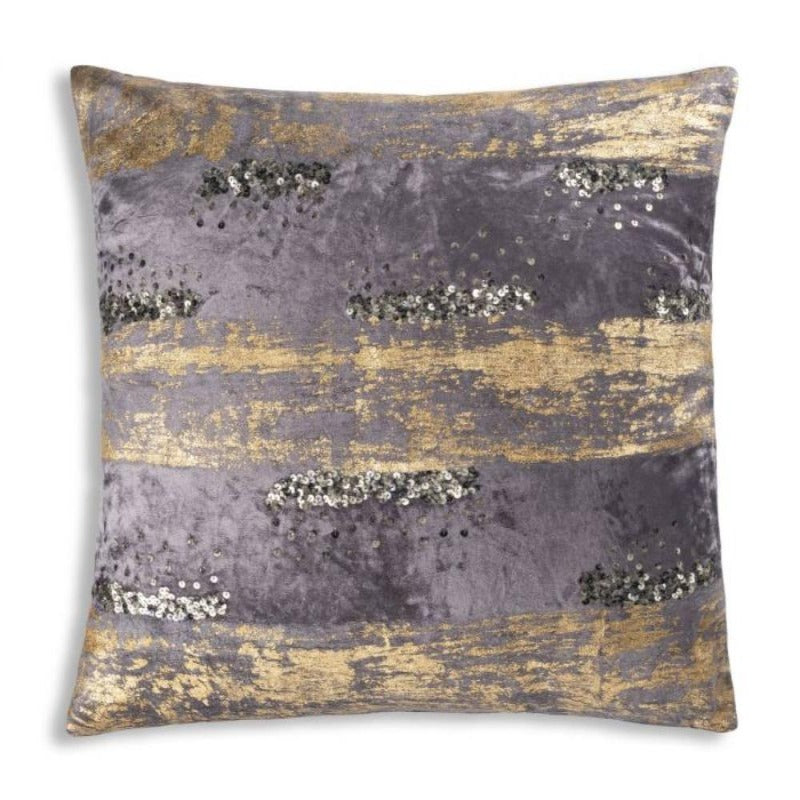Raina Charcoal Velvet Pillow