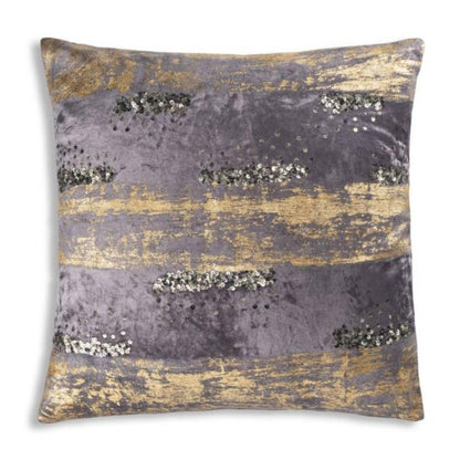 Raina Charcoal Velvet Pillow