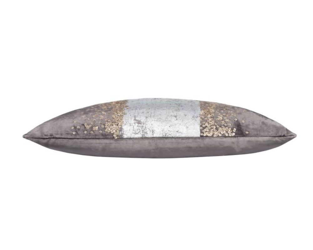 Raina Charcoal Velvet Pillow