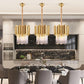 gold pendant chandelier