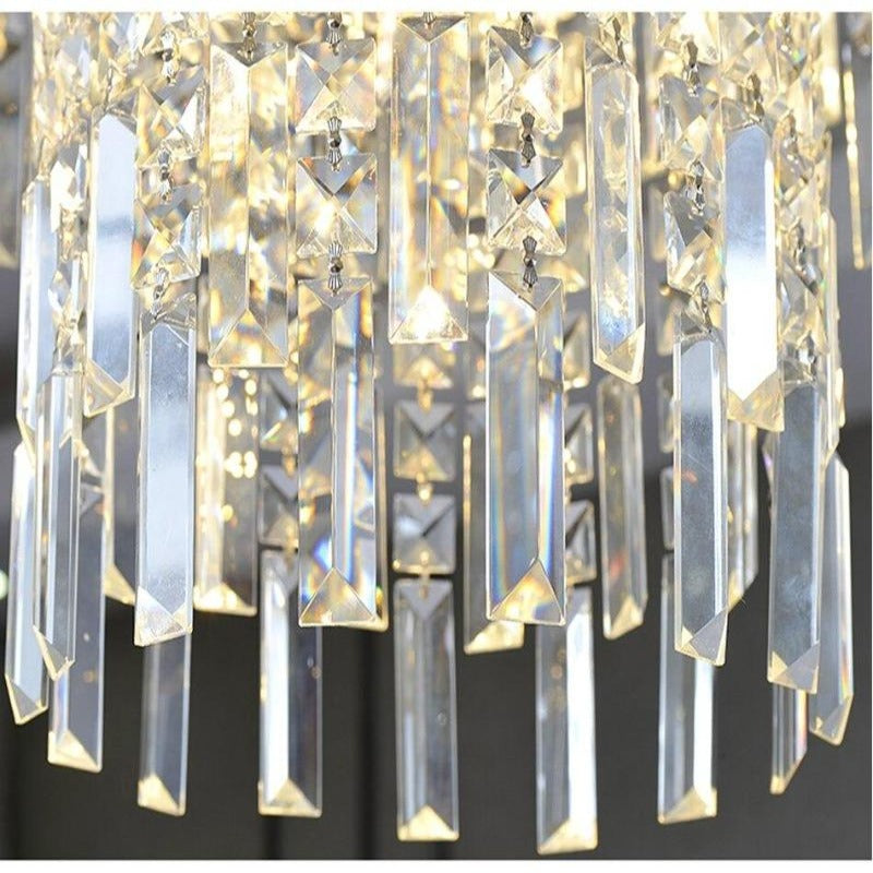 Aubrey Luxury Crystal Chrome Chandelier