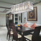 Berlin Modern Crystal Rectangular Chandelier