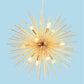 Cosmic Star Sputnik Gold Modern Pendant