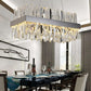 Milan Rectangular Modern Crystal Chandelier