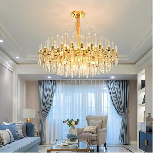 Azure Modern Contemporary Crystal Chandelier