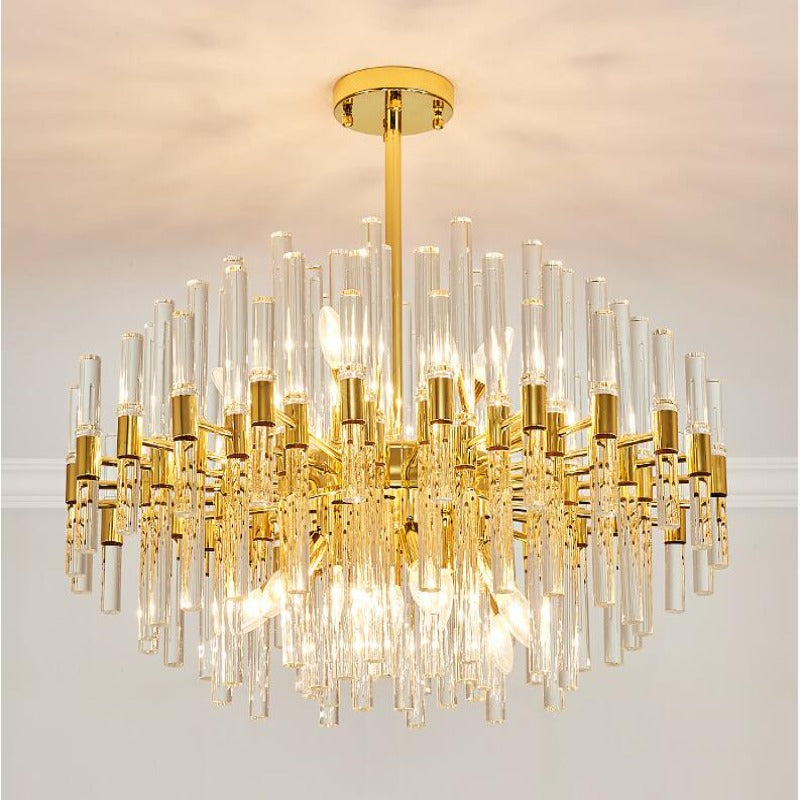 Azure Modern Contemporary Crystal Chandelier