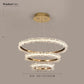 Giuliana Gold Ring Crystal Chandelier