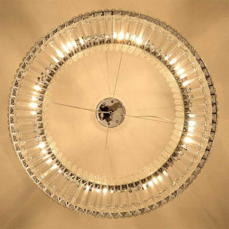 Alesso Round Crystal Chandelier