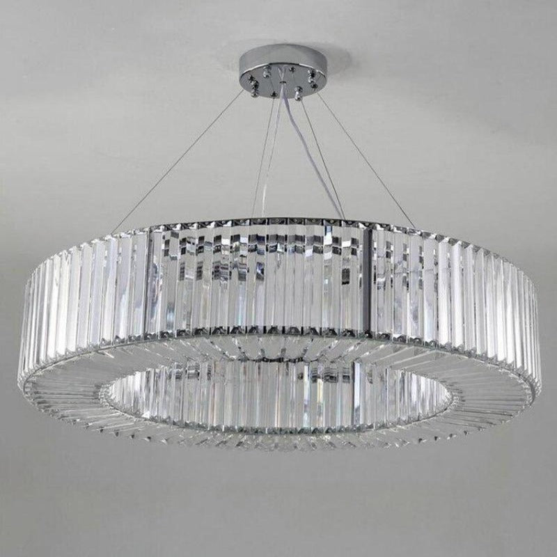 Alesso Round Crystal Chandelier