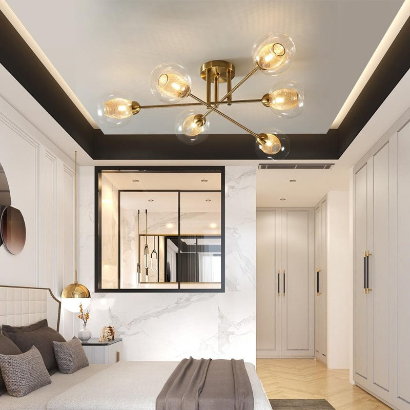 gold modern chandelier